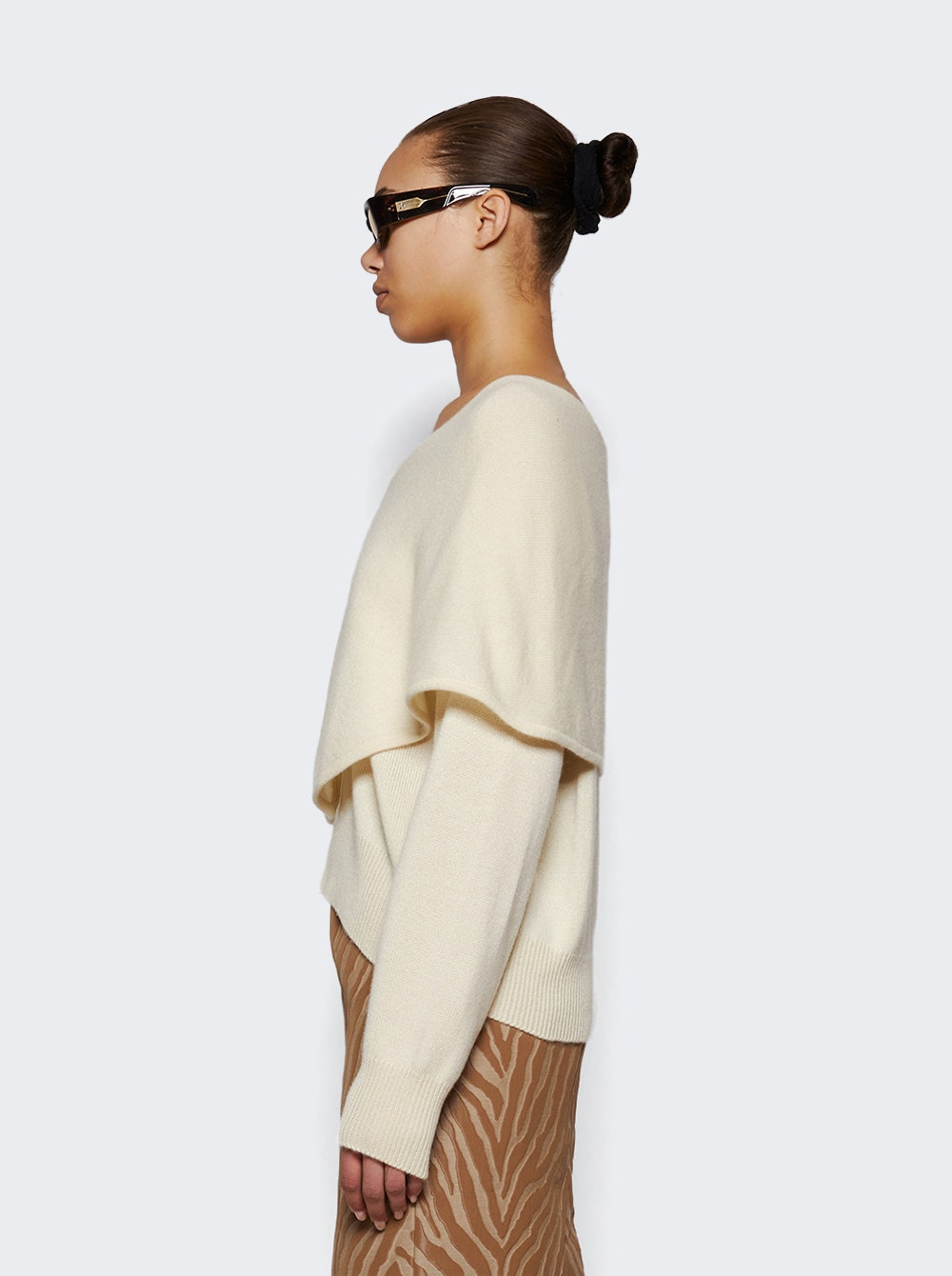 Malia Long Sleeve Knit Top Cream - 4