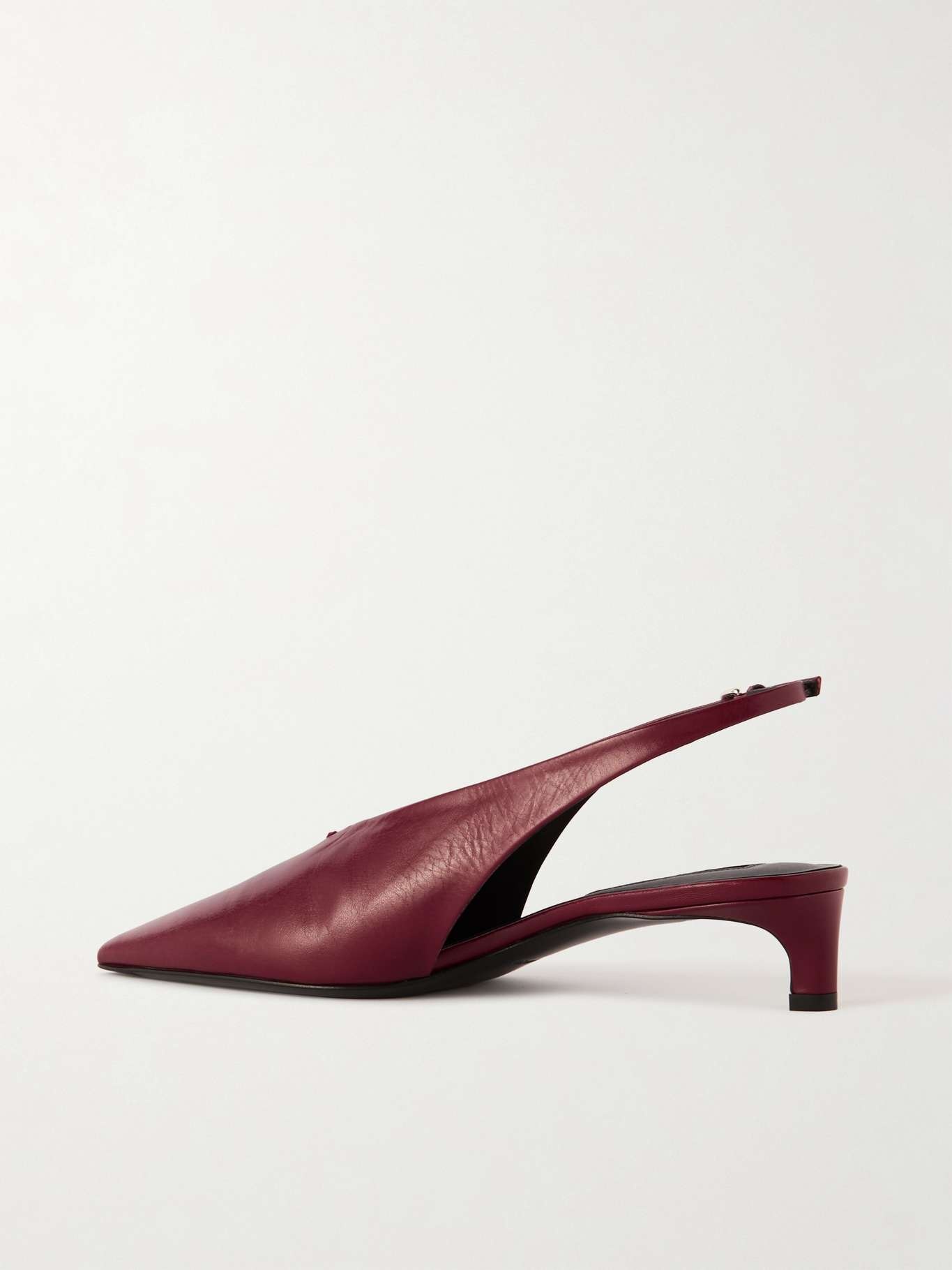 Leather slingback pumps - 3