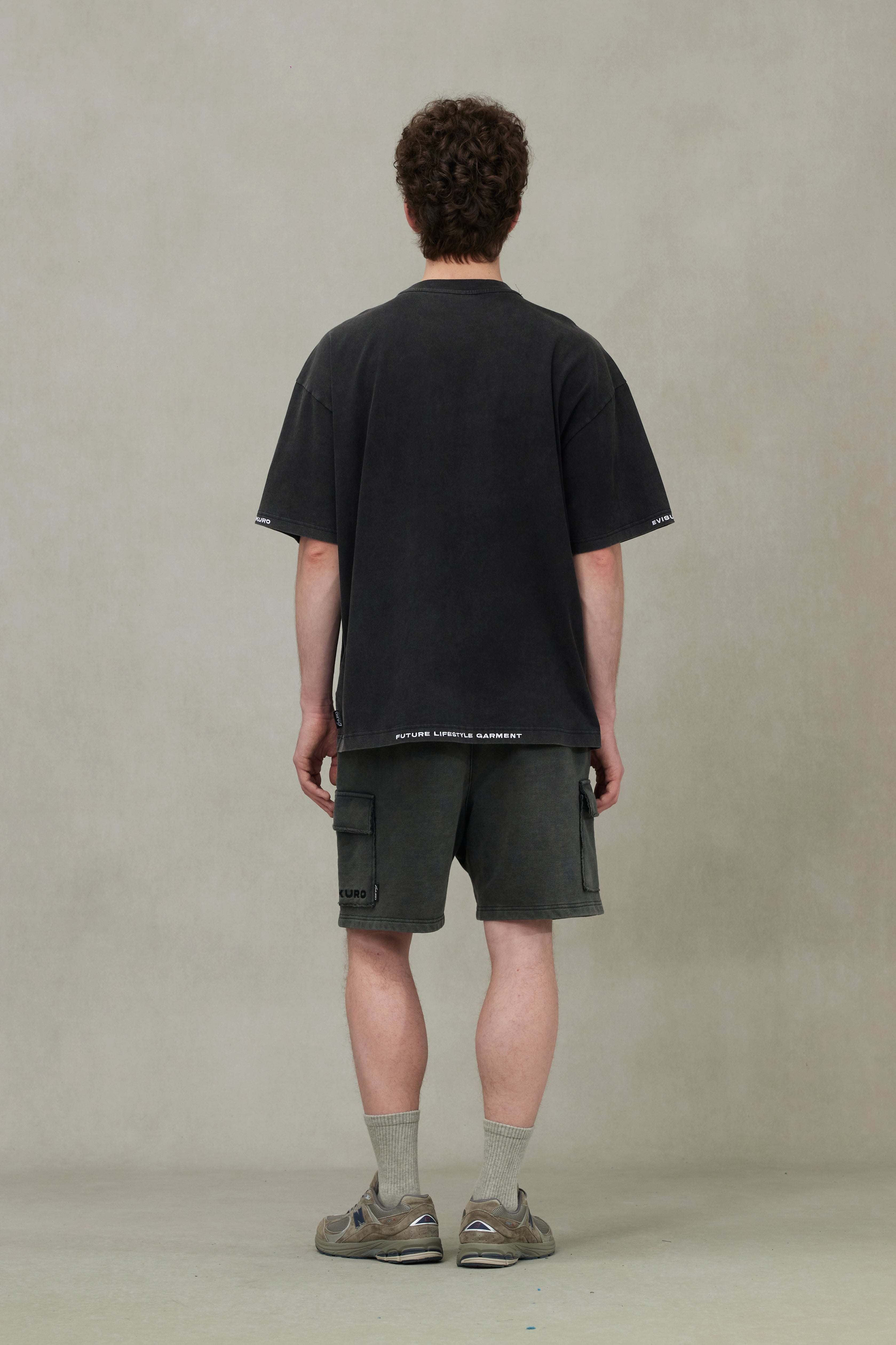 Logo and Seagull Embroidery Oversized T-shirt - 4