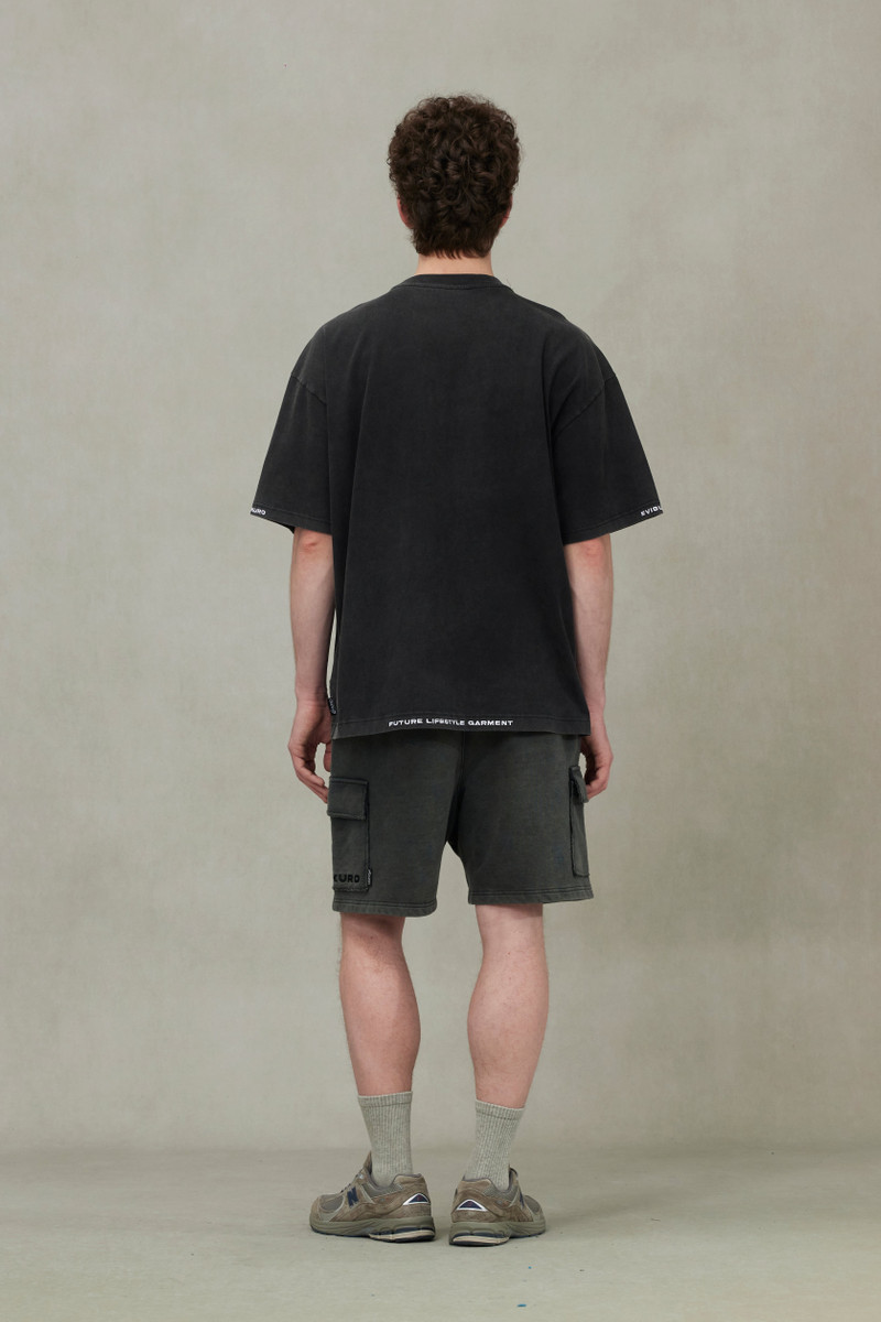 Logo and Seagull Embroidery Oversized T-shirt 4