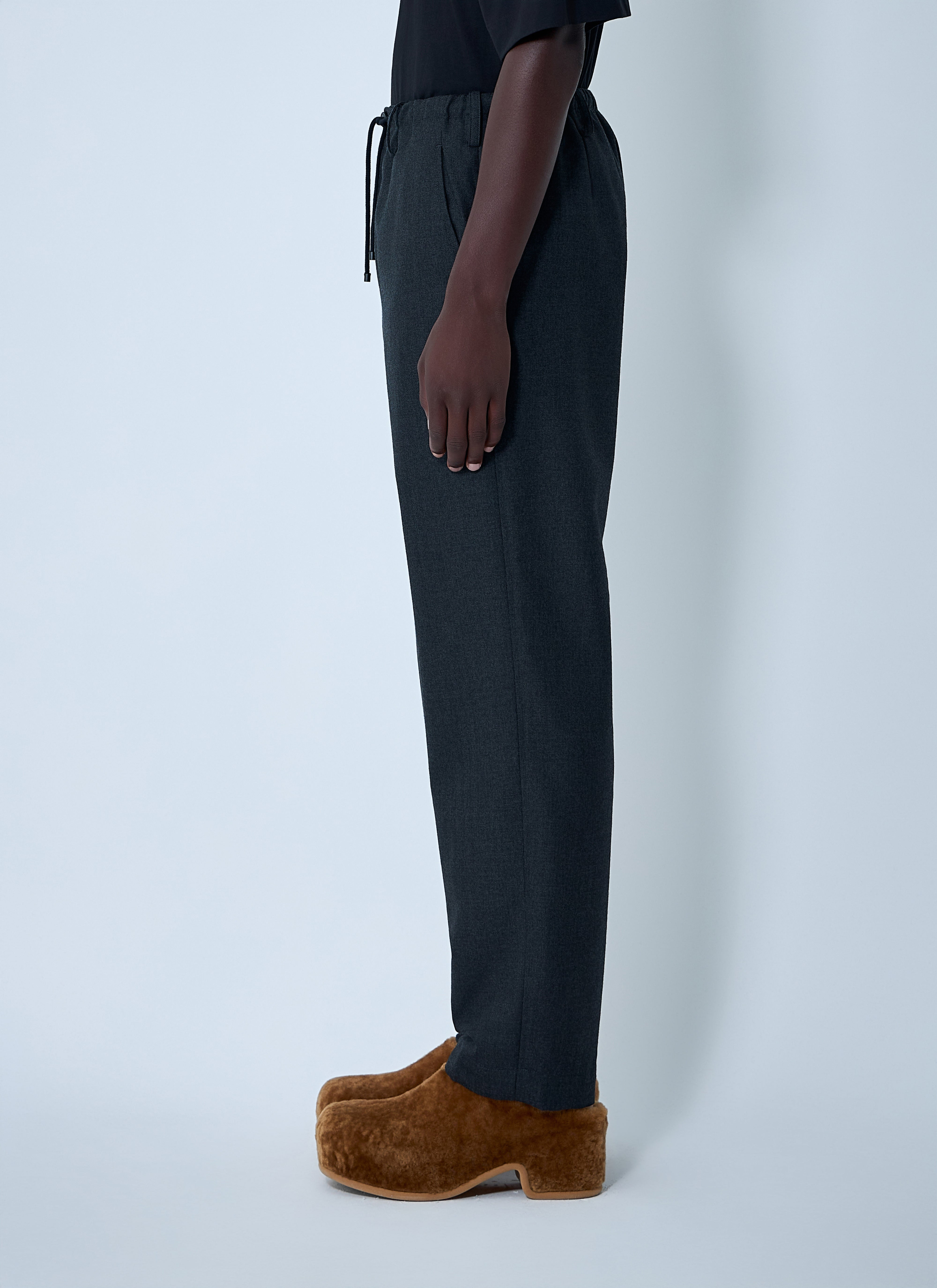 Dries Van Noten Men Tailored Wool Pants - 3