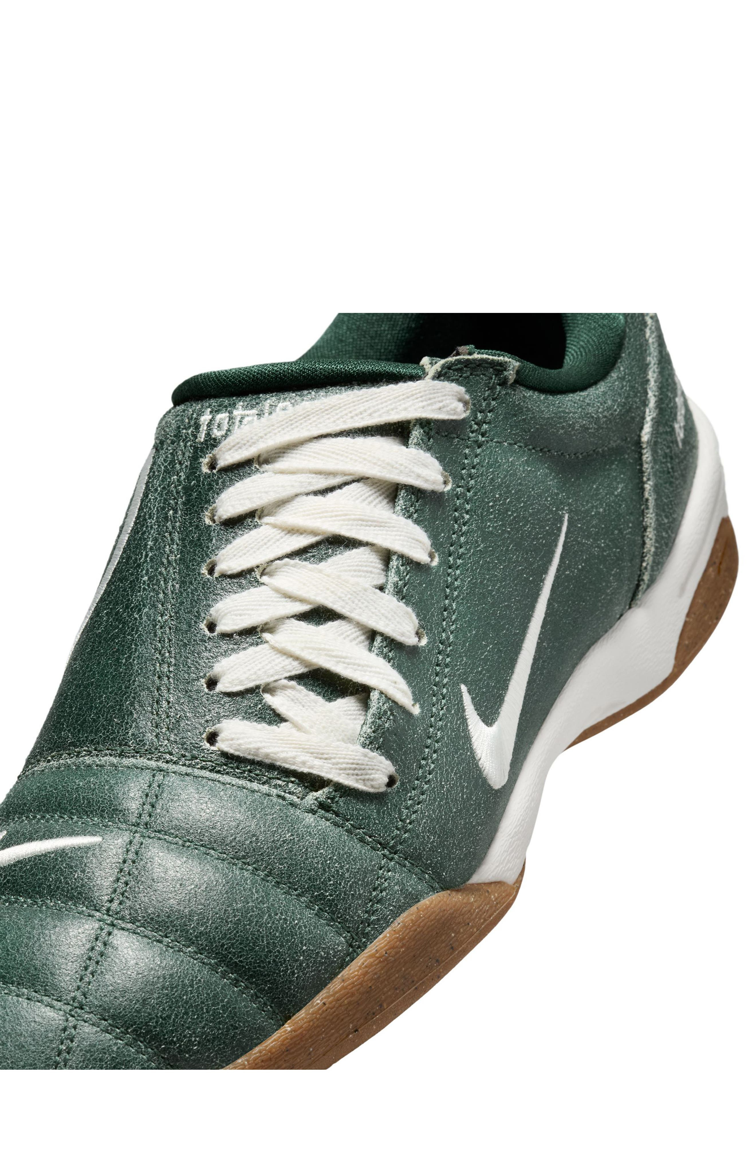 Nike Total 90 PRM Soccer Sneaker in Fir/Sail/Gum/Medium Brown at Nordstrom - 7