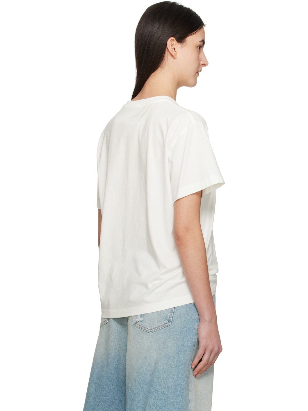 White Varsity Print T-shirt - 3