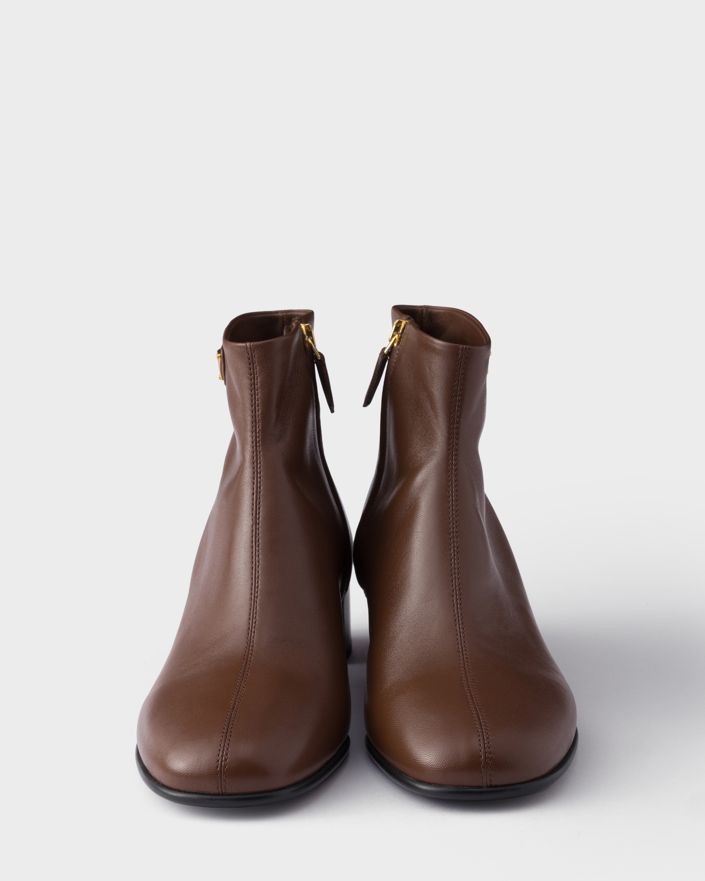 Nappa leather booties - 5