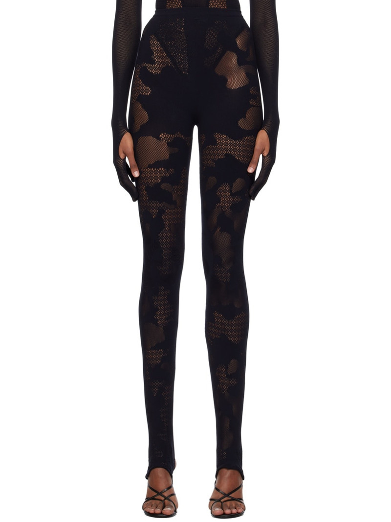 Black Seamless Leggings - 1