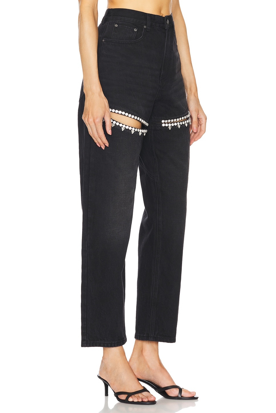 Crystal Slit Jean - 2