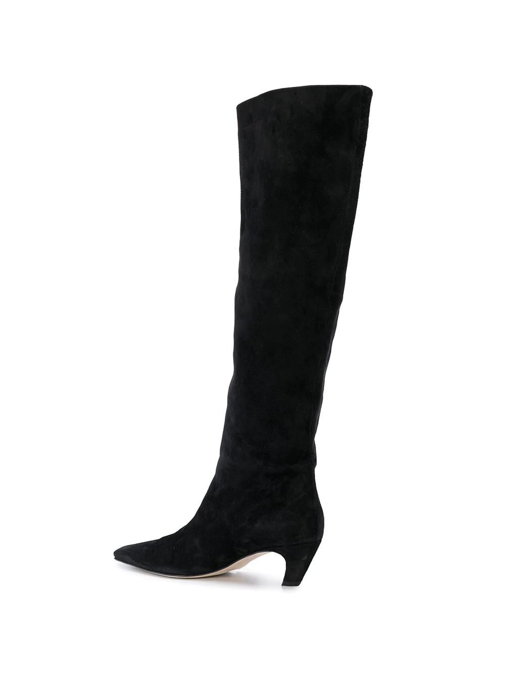 pointed toe knee-length boots - 3