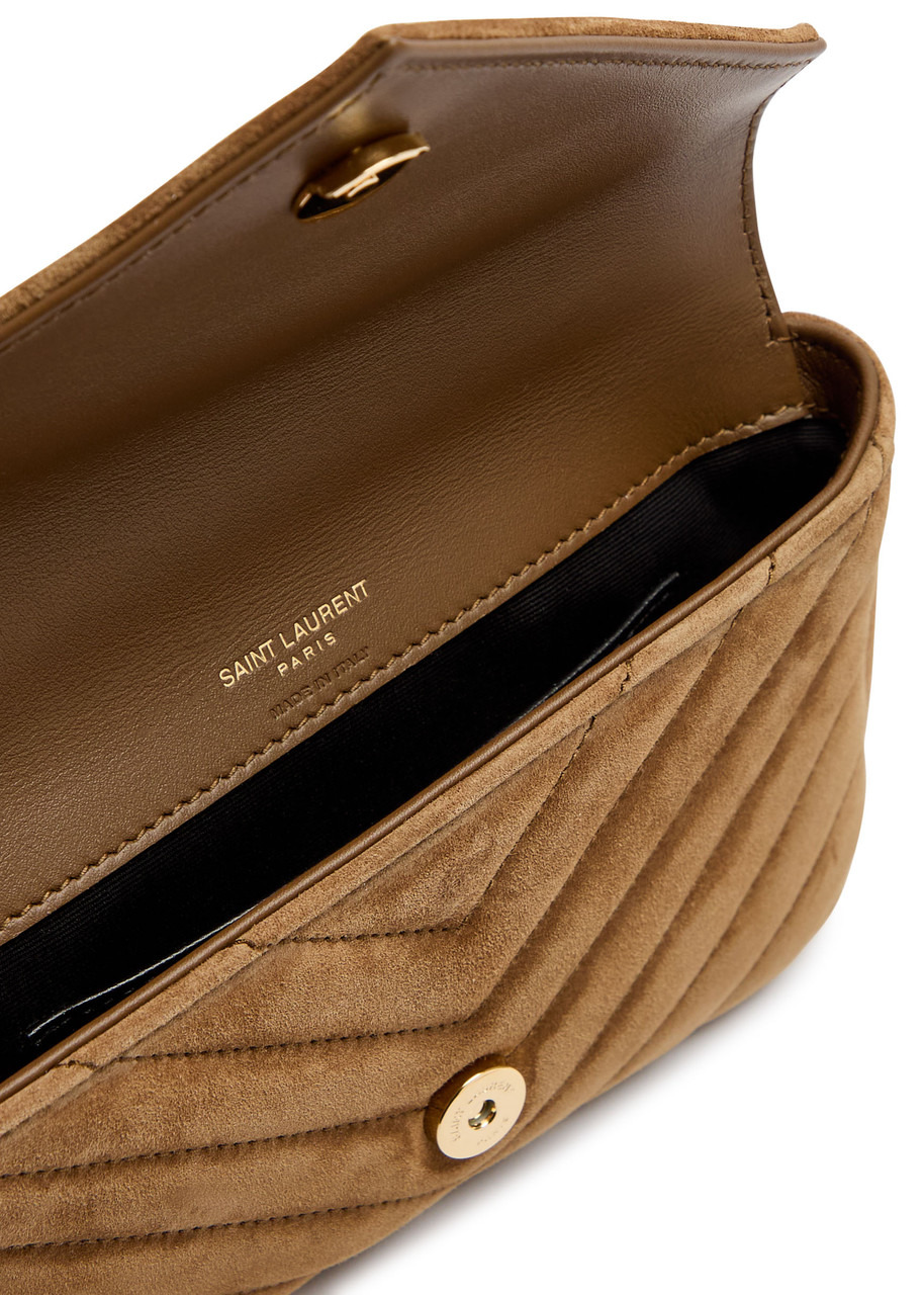 Saint Laurent College Mini Suede Cross-body bag - 4
