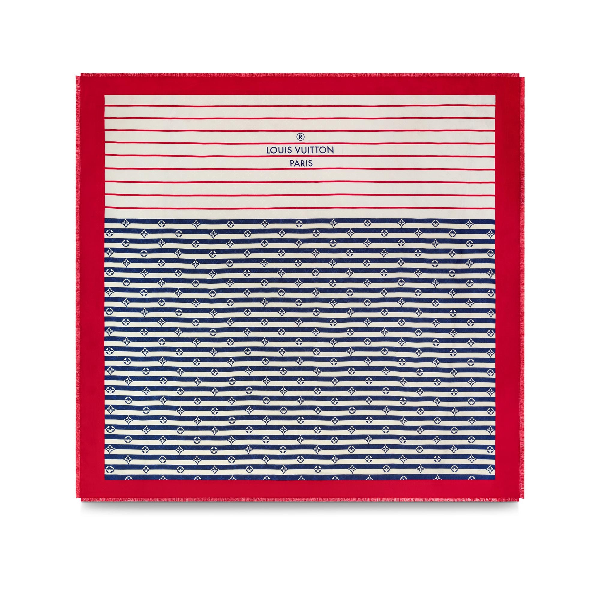 LV Escale Summer Stripes Shawl - 3