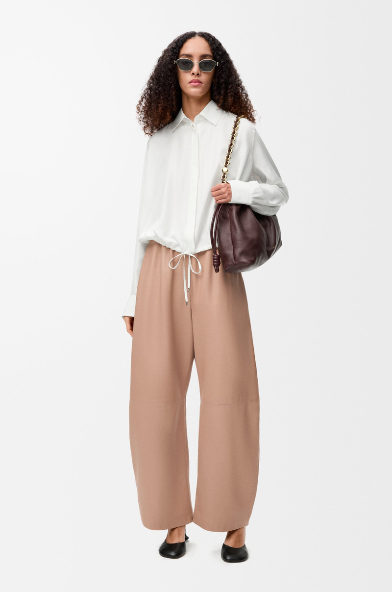 Loewe Barrel trousers in nappa lambskin outlook