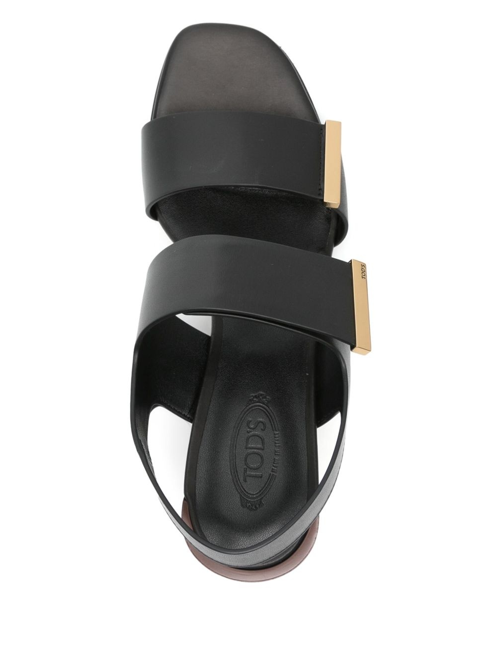 55mm leather sandals - 4