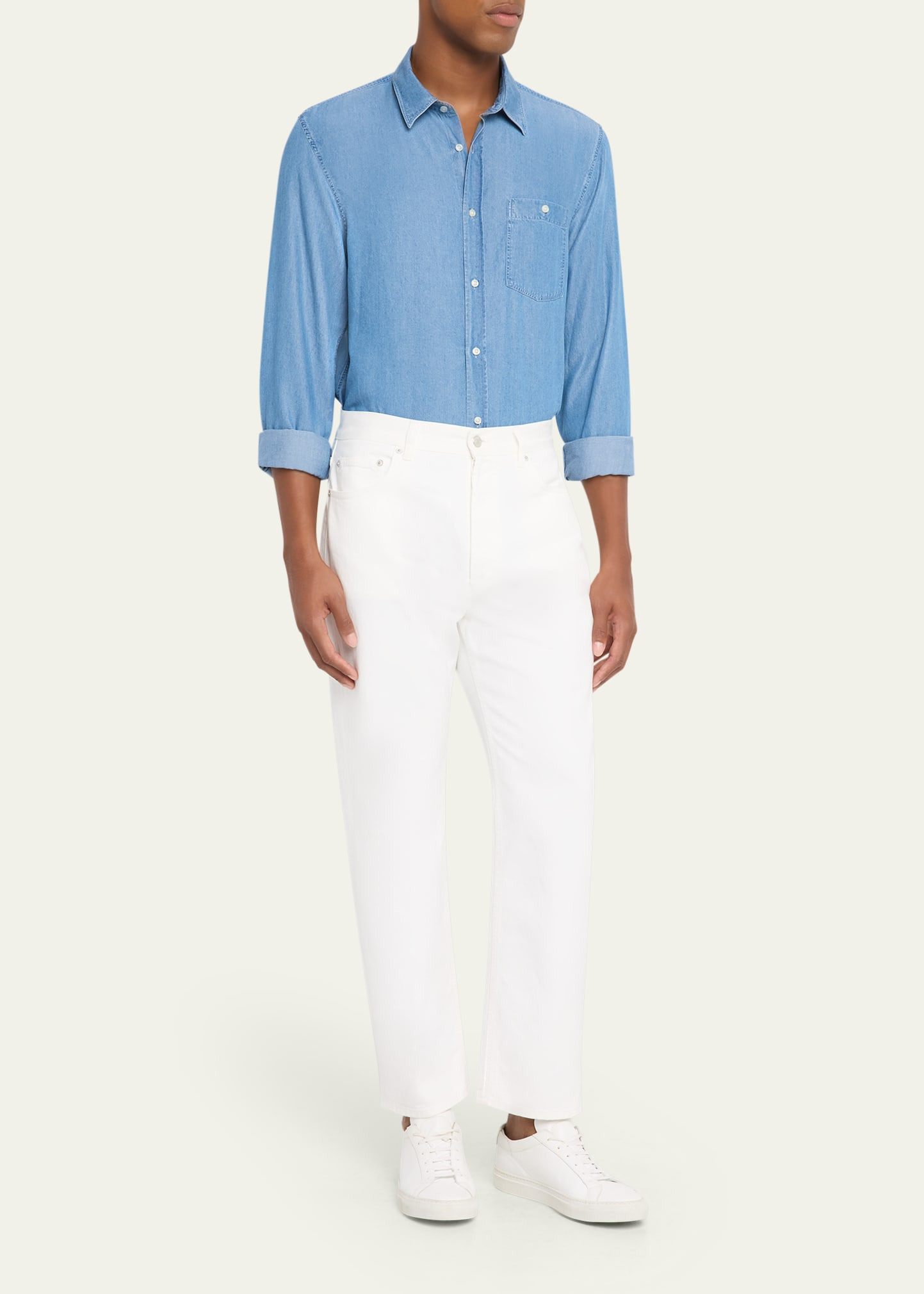 Men's Alex Lyocell Pocket Button-Down Shirt - 2