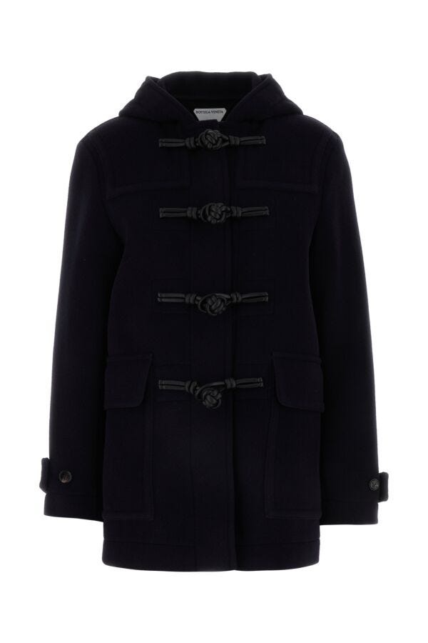 コート BOTTEGA VENETA WOOL MONTGOMERY COAT Bottega Veneta Navy blue wool montgomery | gebnegozionline