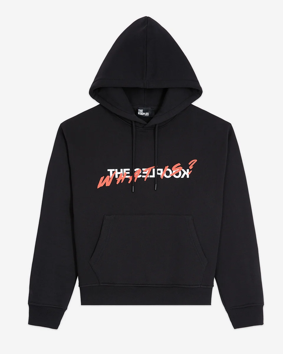 BLACK WHAT IS HOODIE - 1