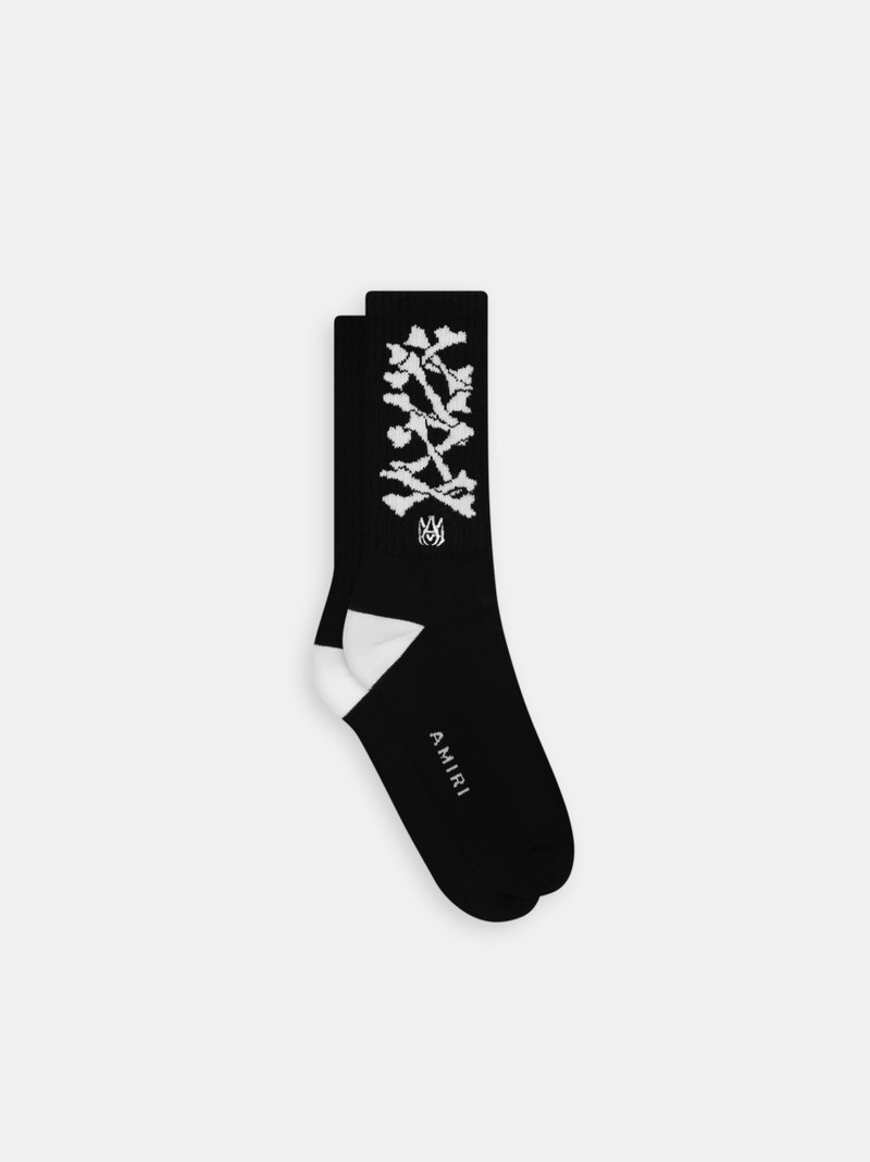 AMIRI BONES STACKED SOCKS outlook