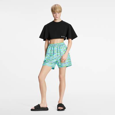 Louis Vuitton Saturated Epi Print Pajama Shorts outlook