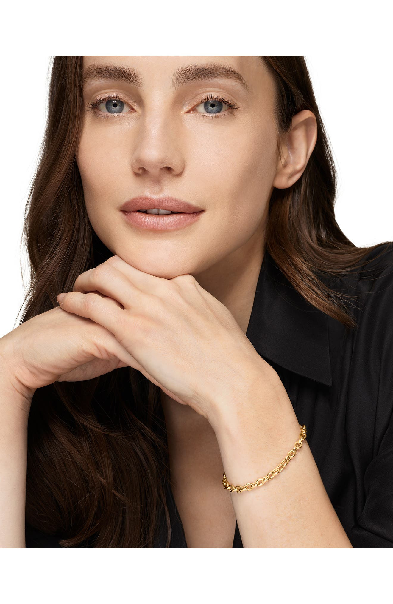 David Yurman DY Mercer® Petite Chain Bracelet in 18K Yellow Gold, 4.5mm in 18K Gold at Nordstrom - 2