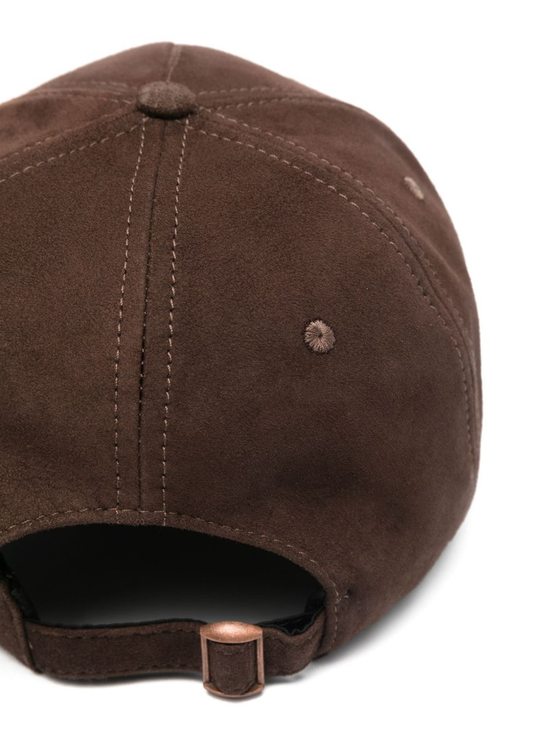 Moschino logo-debossed cap outlook