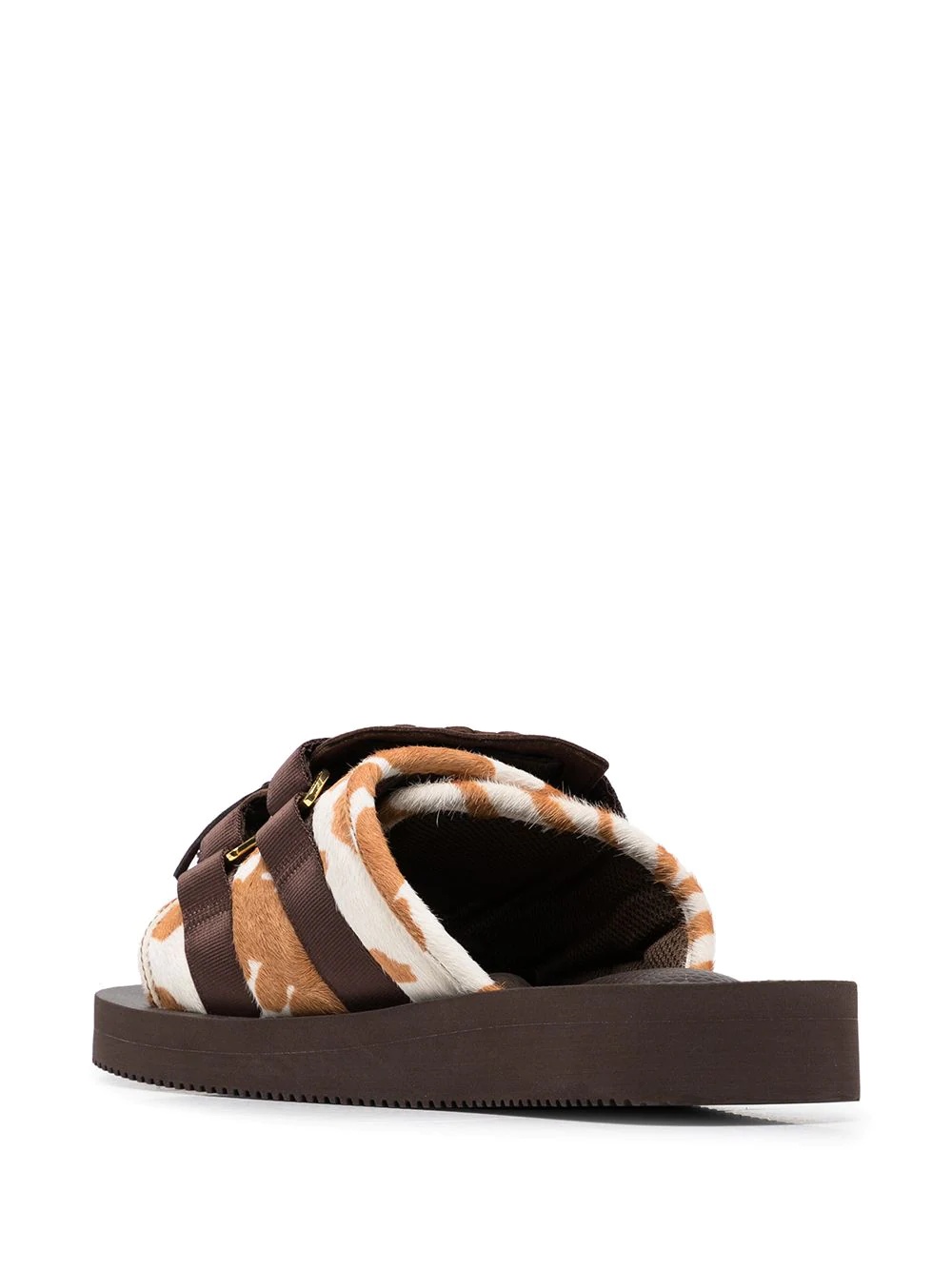 HOTO printed calf-hair sandals - 3