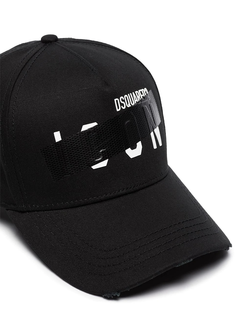 DSQ ICON SWIPE BASEBALL CAP BLACK - 5