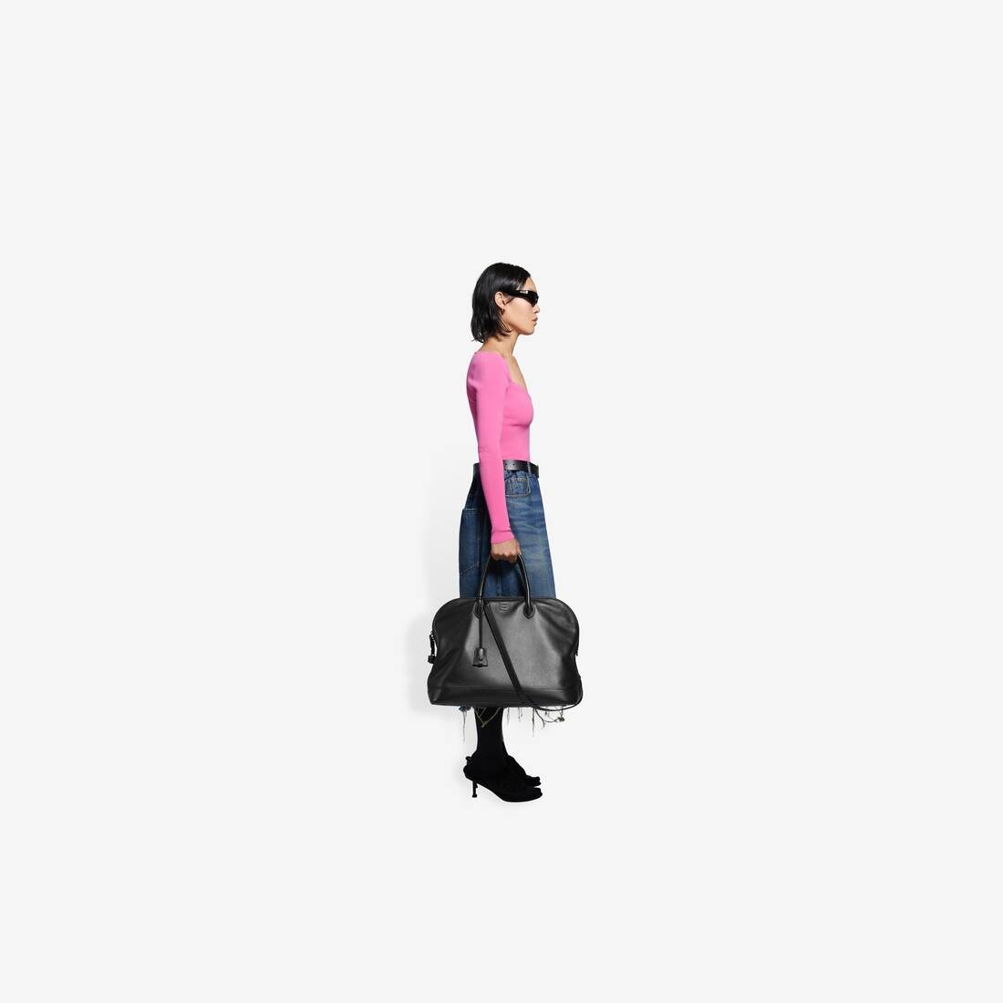 Women's Heartneck Top in Pink - 4
