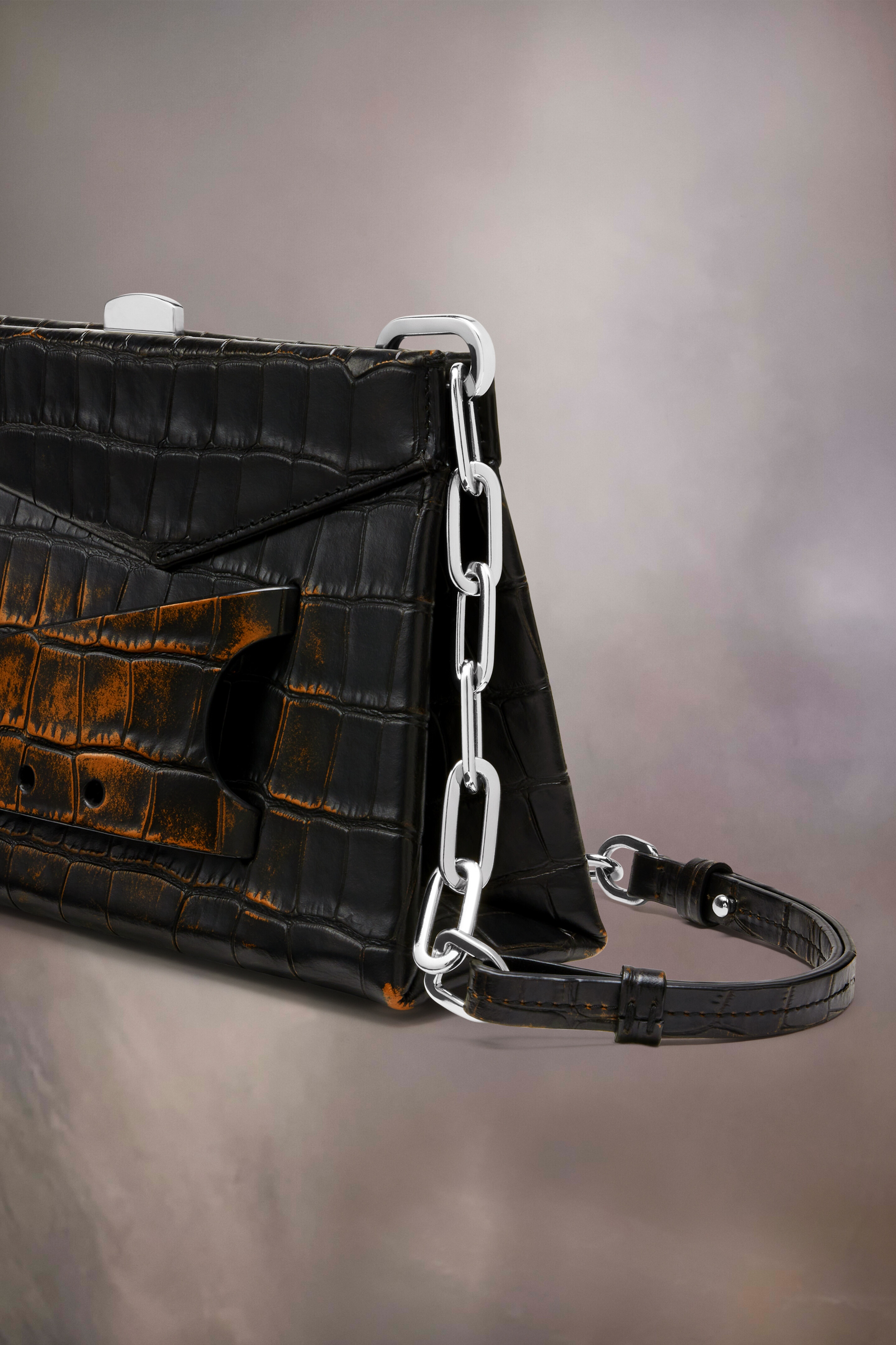 Snatched shoulder clutch bag small - 5