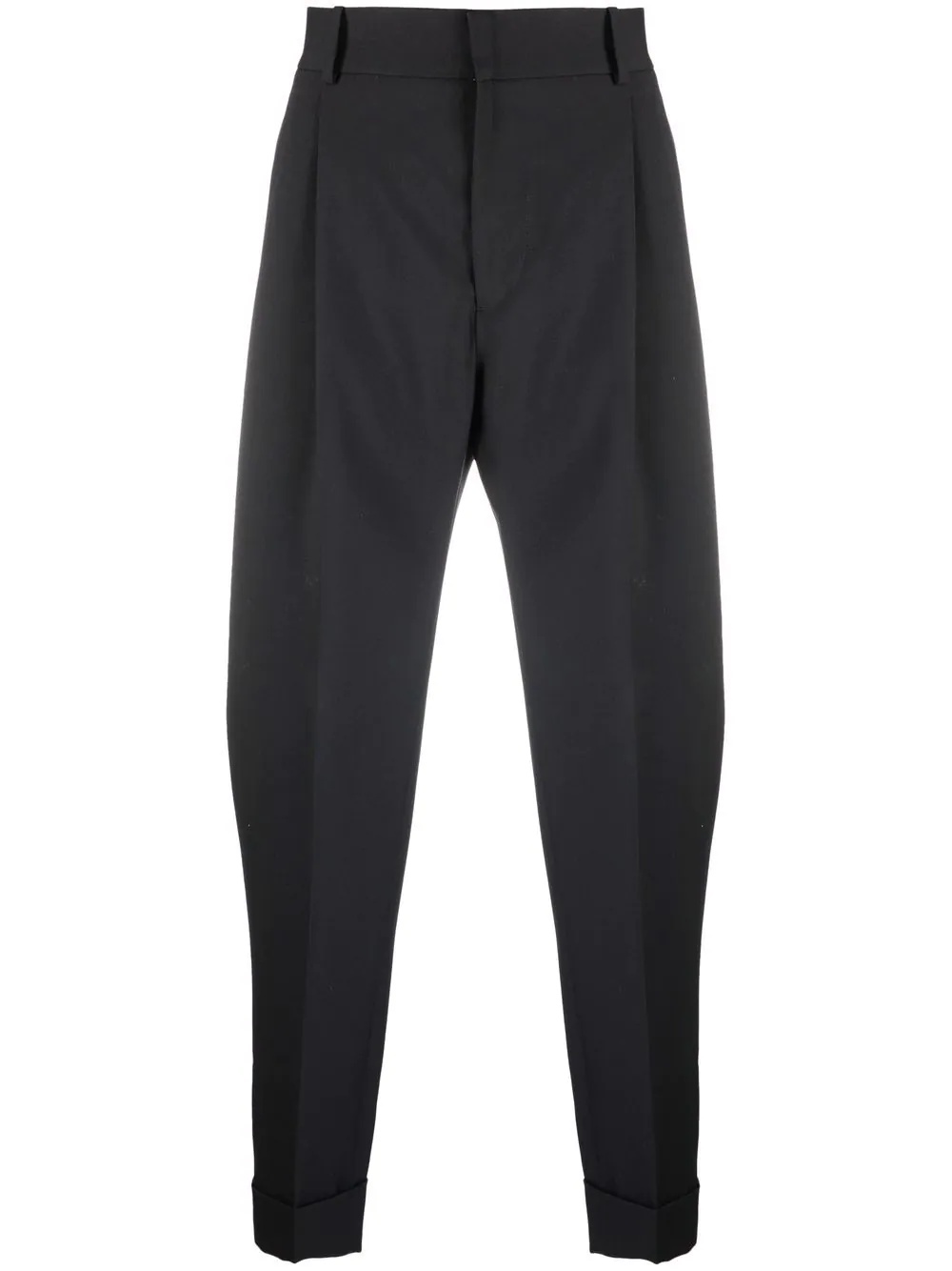 tapered-leg tailored-fit trousers - 1