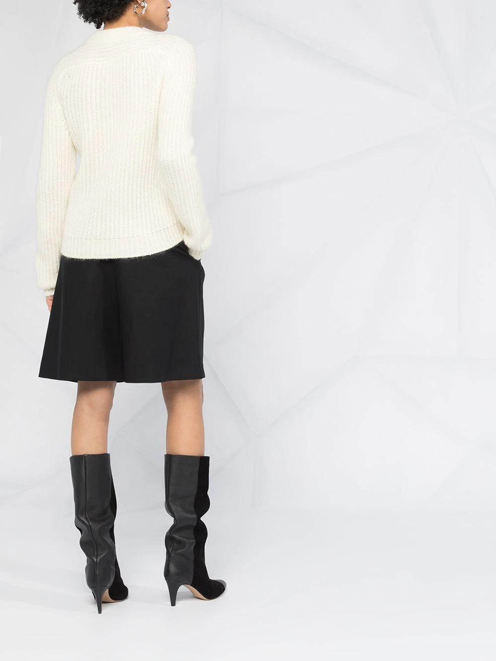 rib-knit jumper - 4