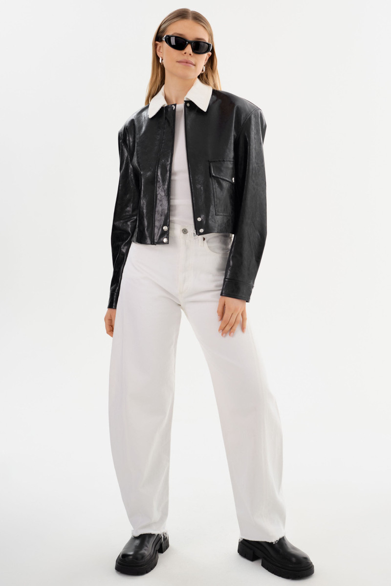 BRAYLIN | Faux Leather Jacket 8