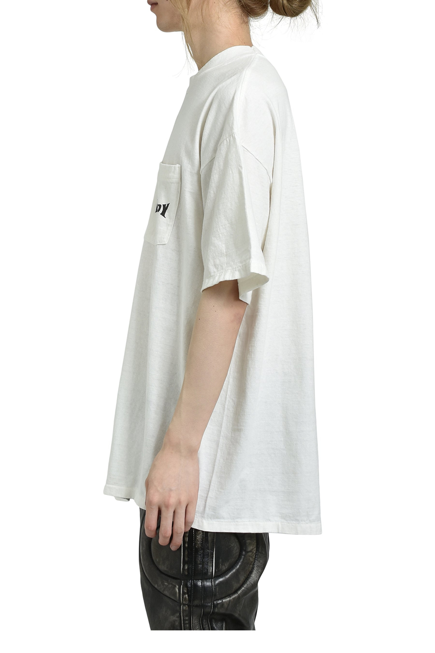S/S POCKET T-SHIRT / WHT - 3