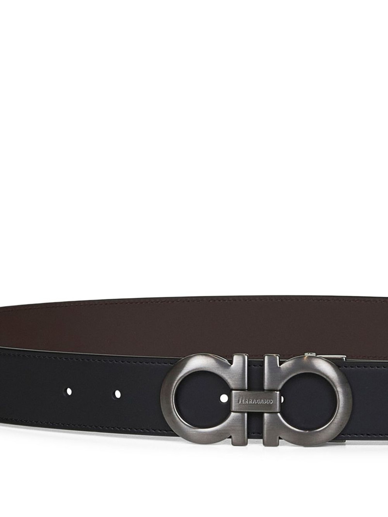 FERRAGAMO gancini buckle leather belt outlook