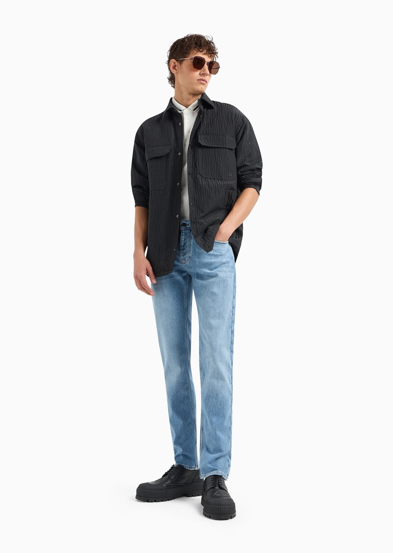 J75 slim-fit, worn-look denim jeans - 4