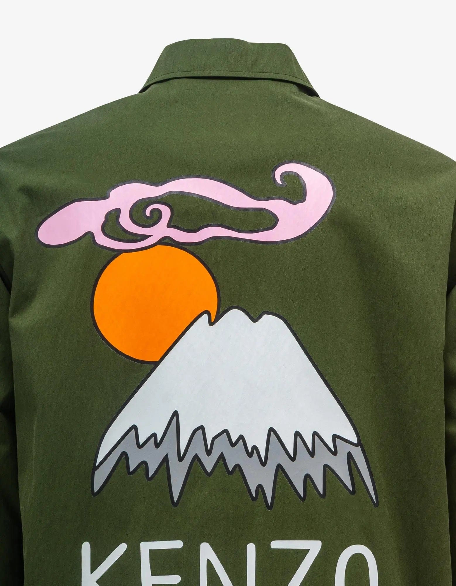 Kenzo Dark Khaki Paris-Japan Coach Jacket - 4