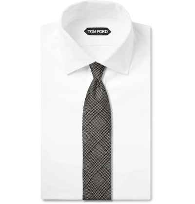 TOM FORD 8cm Prince Of Wales Checked Silk-Jacquard Tie outlook