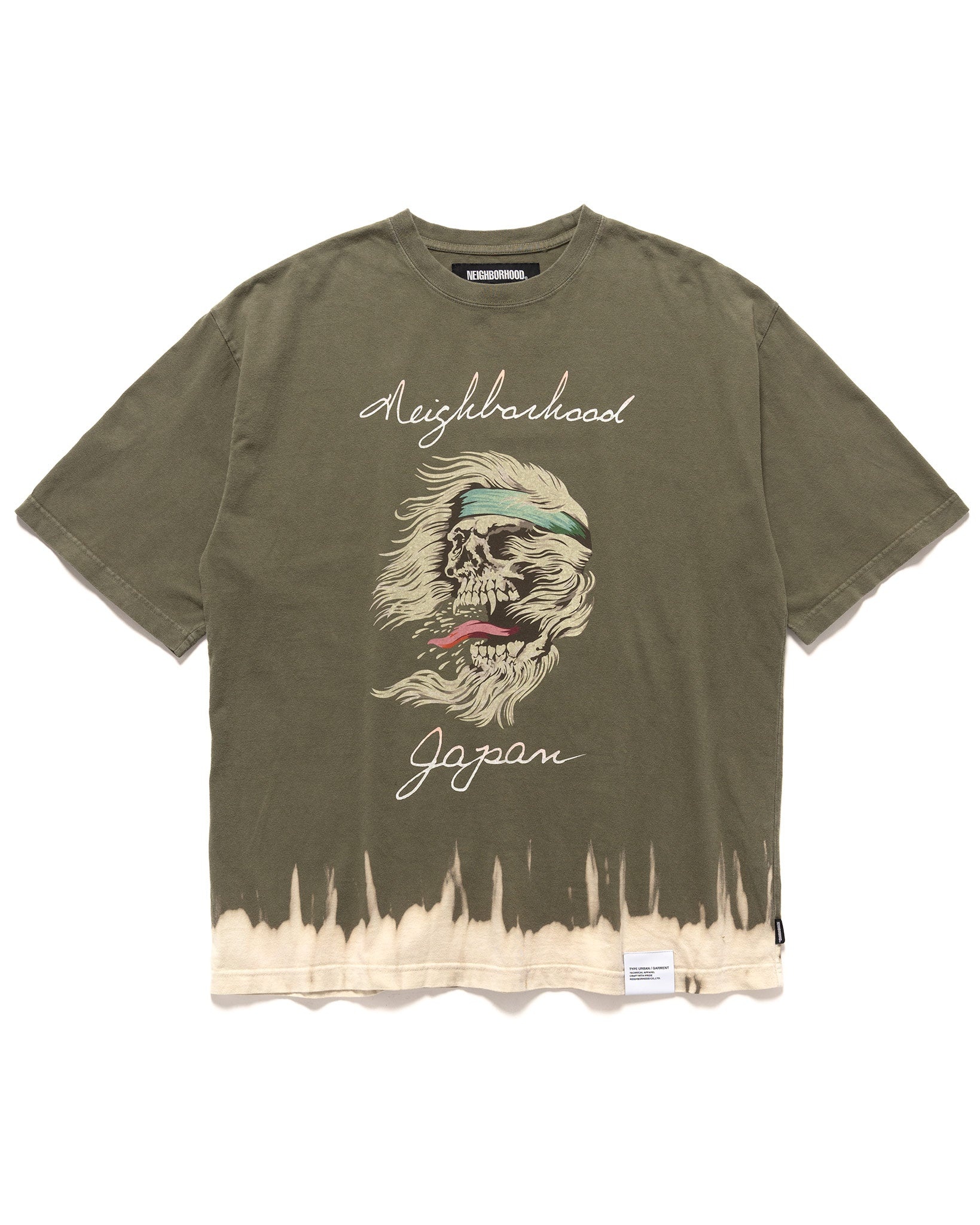 NEIGHBORHOOD Savage Crewneck SS Olive Drab | REVERSIBLE