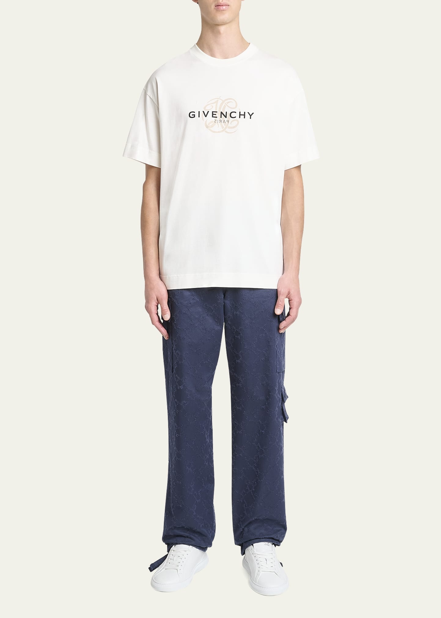 Men's Regular-Fit Reverse T-Shirt - 2