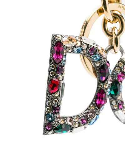 Dolce & Gabbana DG crystal-embellished keyring outlook