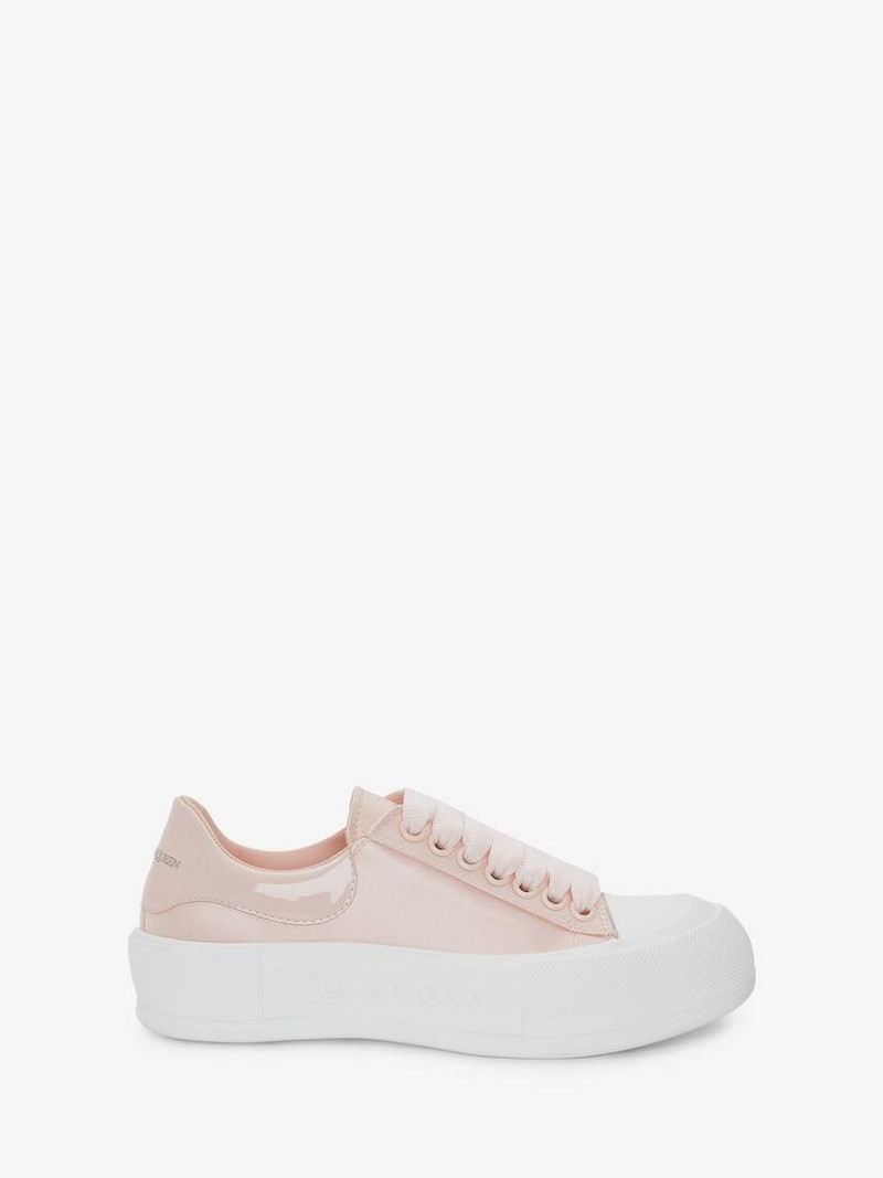 차 로즈/백색에 있는 갑판 Plimsoll - 1
