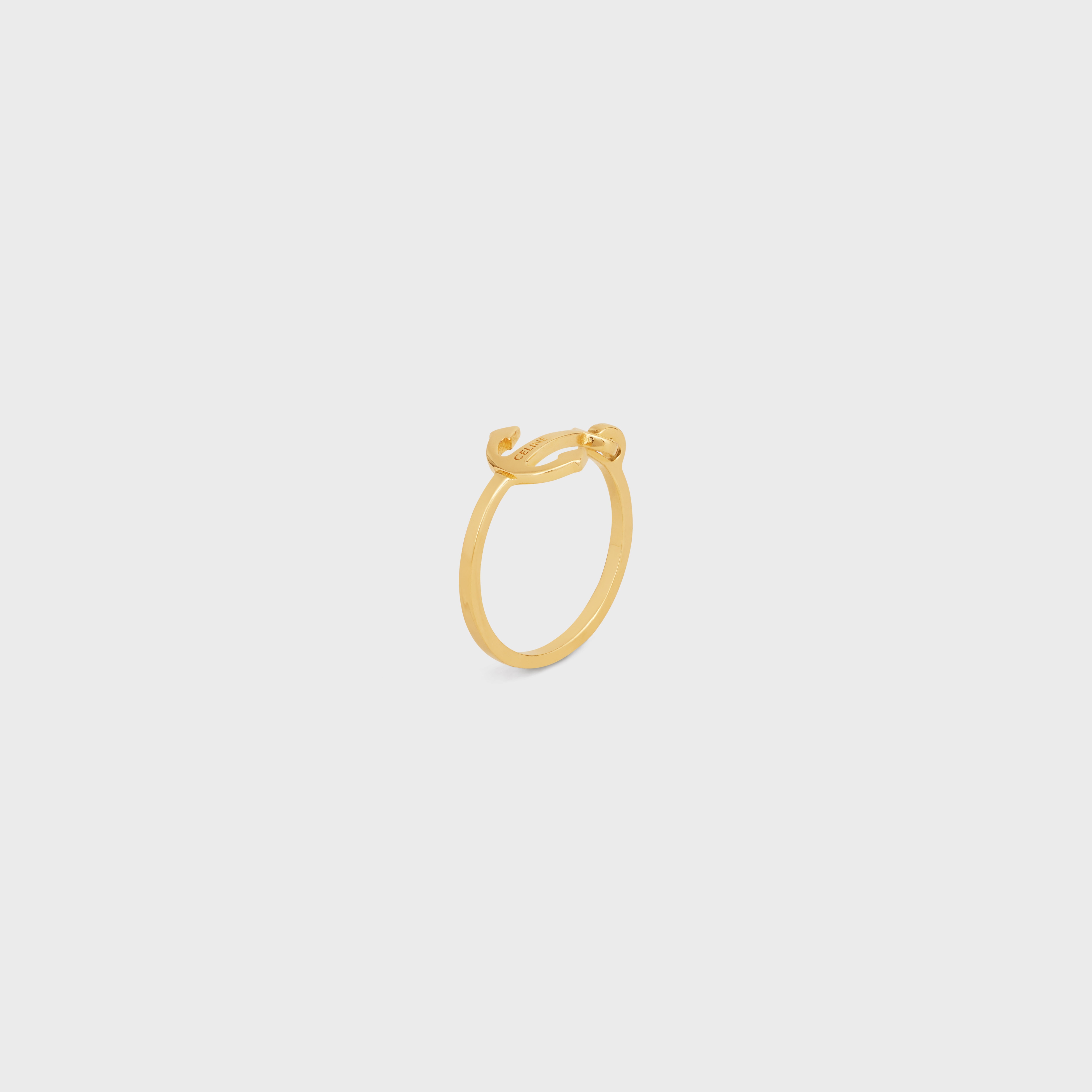 Ancre Celine Ring in Brass with Gold Finish - 2
