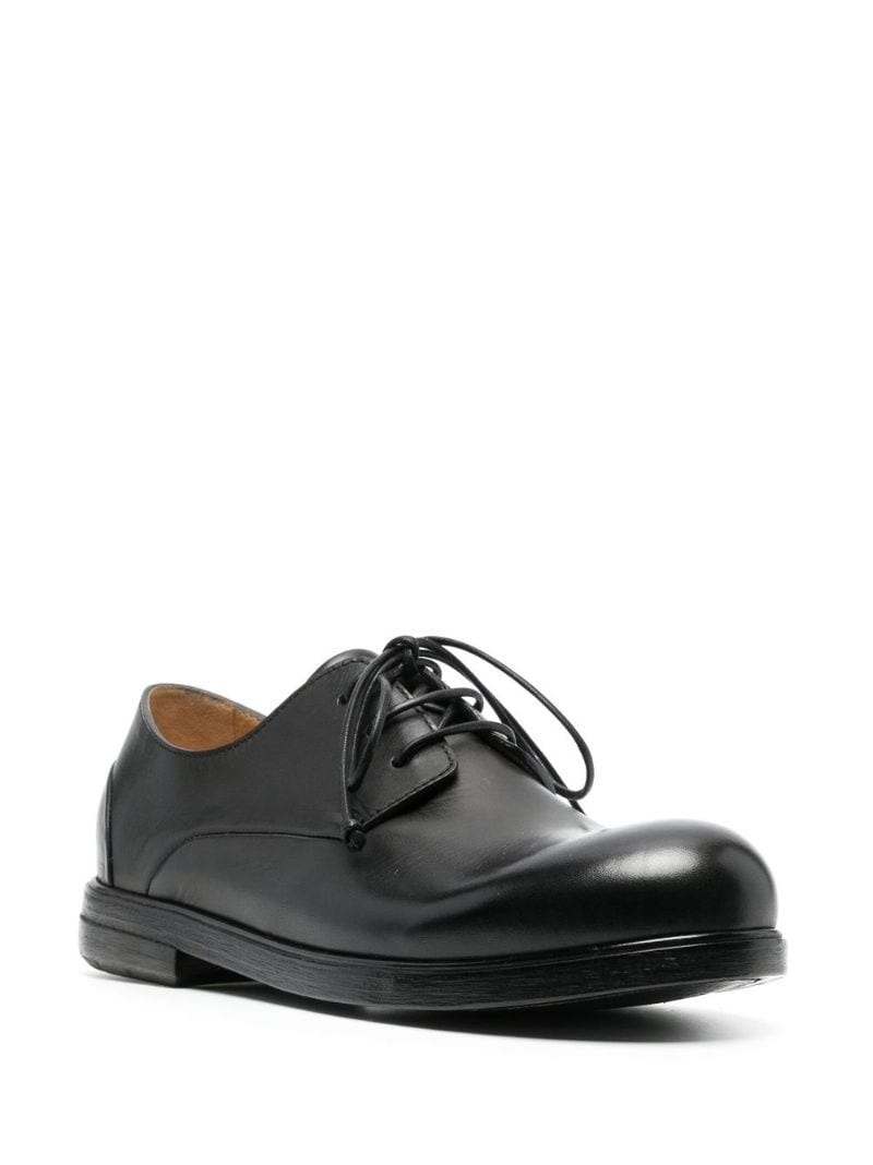 lace-up leather loafers - 2