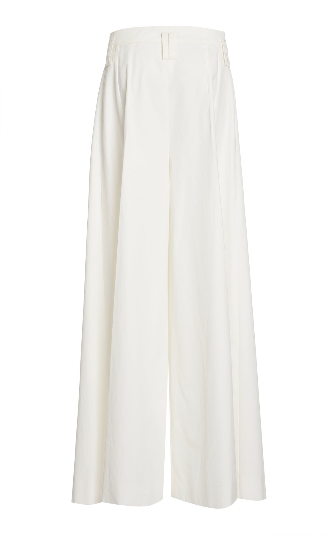 FULL SPLIT WIDE LEG PANTS WHITE - 11