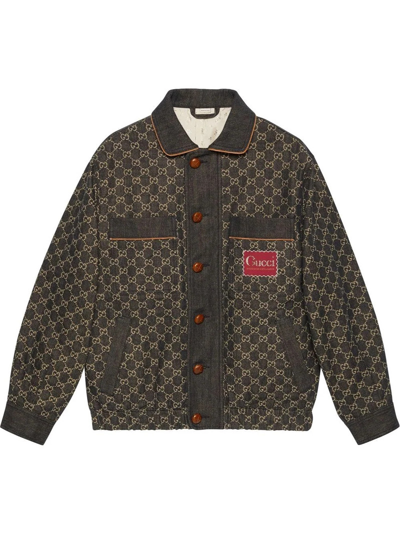 GG Supreme denim jacket - 1