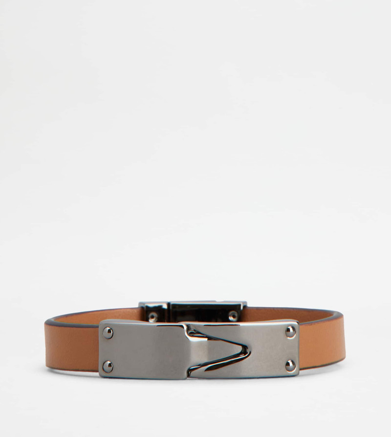 BRACELET IN LEATHER - BROWN 1