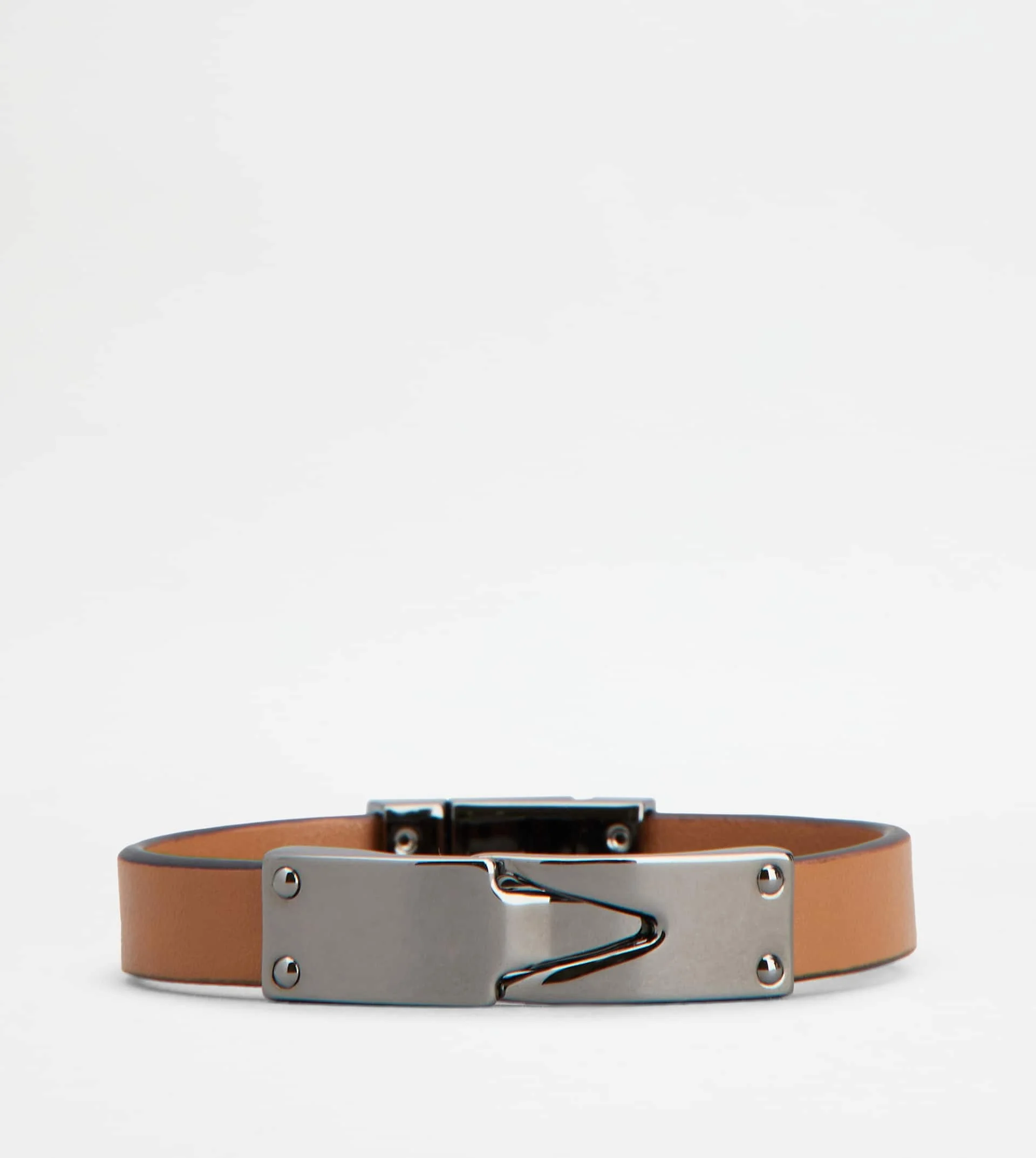 BRACELET IN LEATHER - BROWN - 1