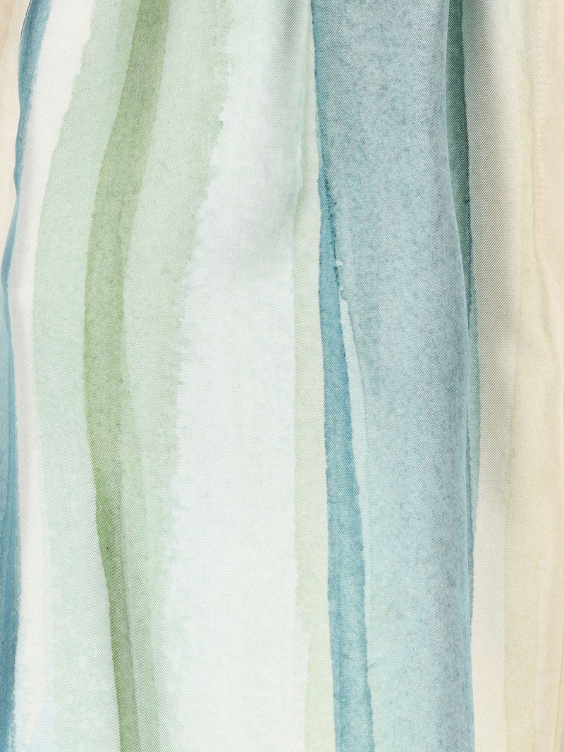 elastic-waistband striped silk shorts 3