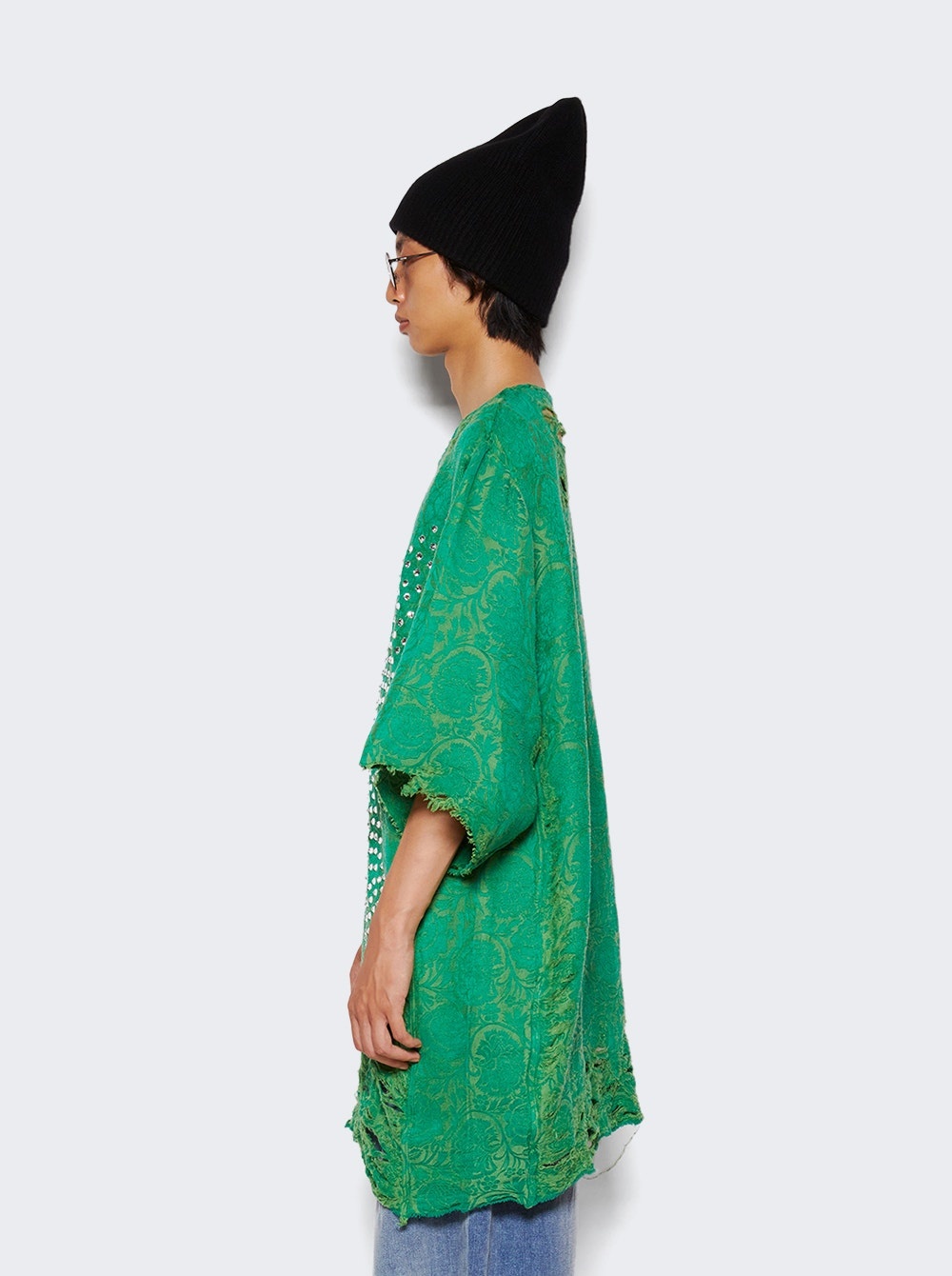 Embellished Tee Green - 4
