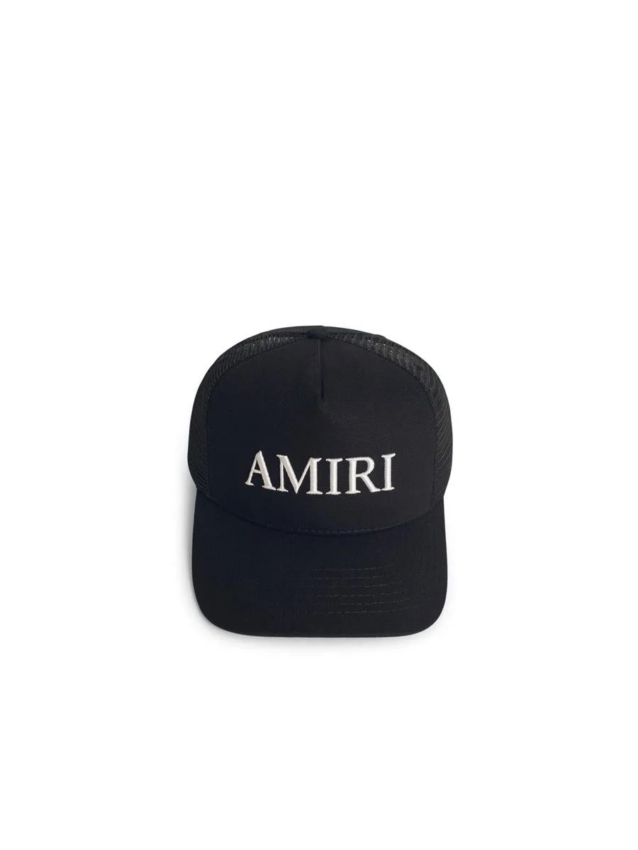 Amiri AMIRI BLACK COTTON HAT - 1