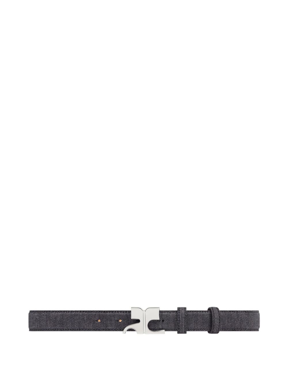logo-buckle belt - 3