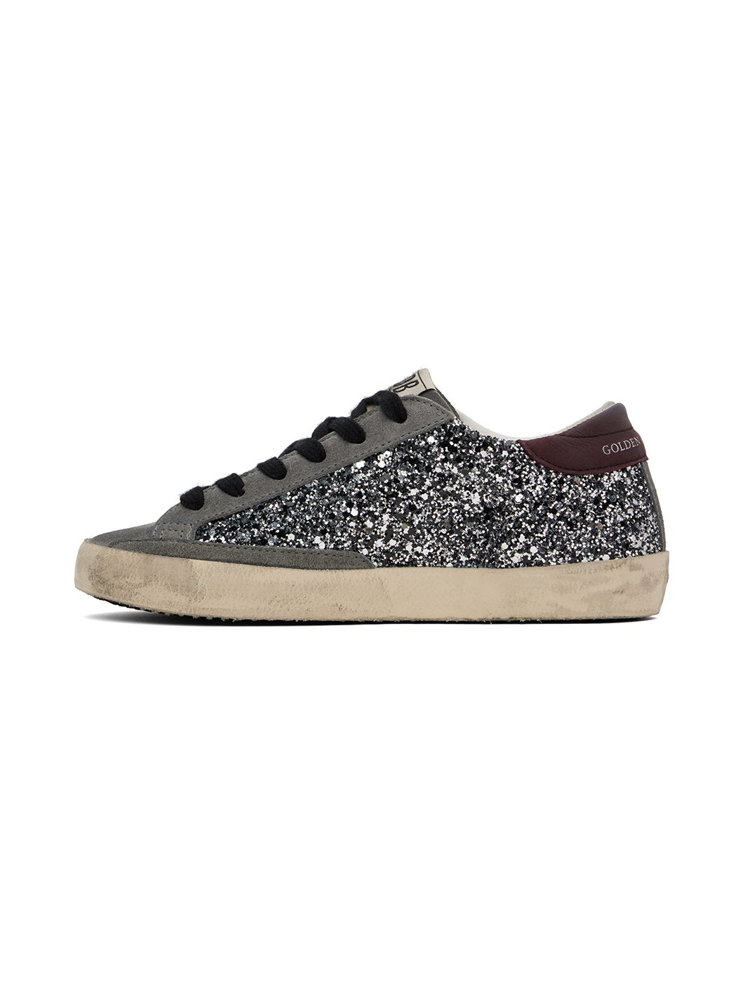 Gray & Silver Super-Star Classic Sneakers - 3