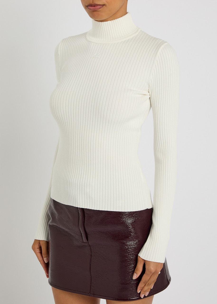 Courrèges Reedition Ribbed Knit Jumper - 2